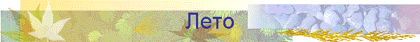 Лето